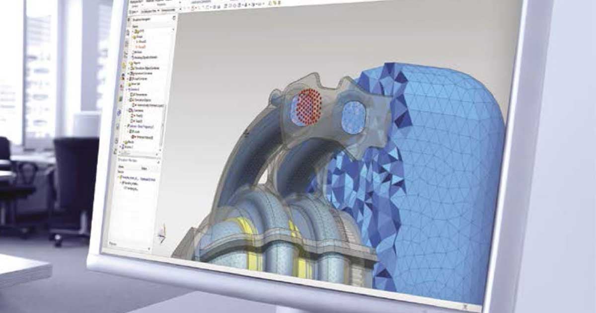 Ein Computerbild zeigt ein 3D-Modell
