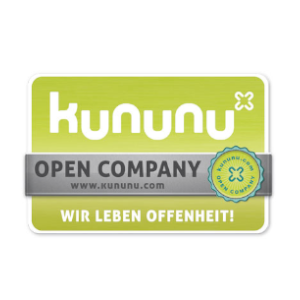 Zertifikat für "Open Company", ausgeschrieben von Kununu