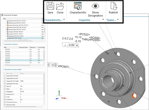 Step by Step: Applying Characteristics in NX Inspector